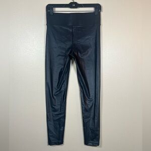 All Access Faux Leather Leggings Size Medium